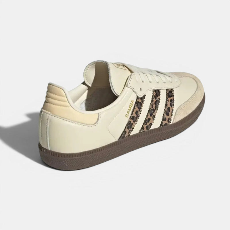 Samba OG GS Leopard Cream White