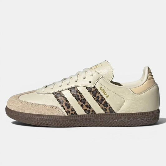Samba OG GS Leopard Cream White